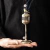 Matel Magpie Hollow Lamp Сандаловое дерево Ароматизатор Курительная кадильница для благовоний Подставка для чайного домика Украшения для кабинета Домашний декор
