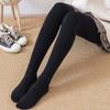 Утолщенные и флисовые чулки, проникающие наружу, блестящие, с высокой талией, утягивающие колготки для женщин