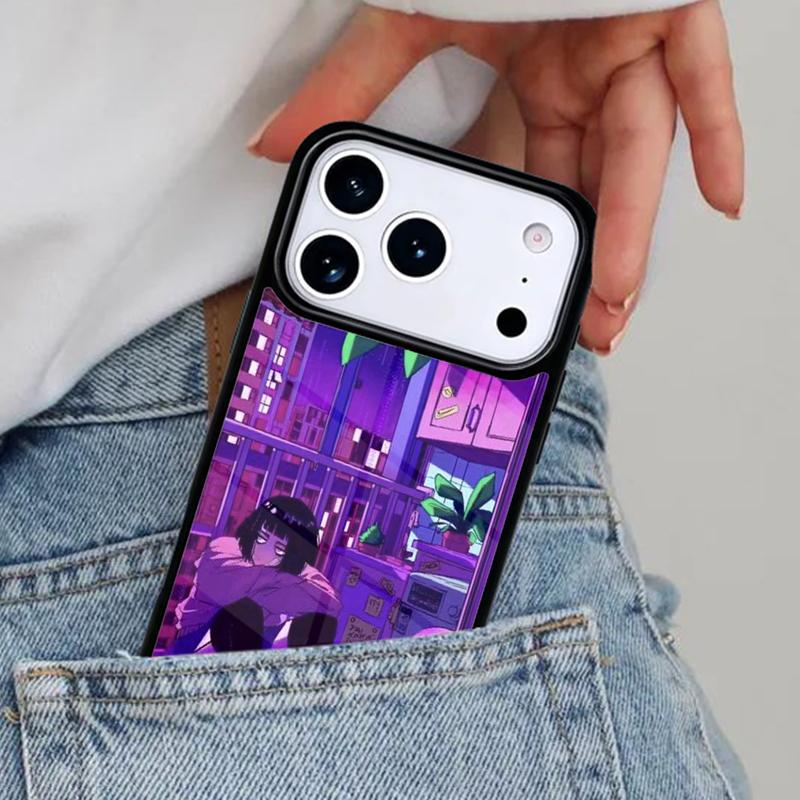 Чехол в японском стиле с аниме для iPhone 16e 15 14 13 12 17 Pro Max Plus Air 17pro Чехол Coque