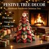 Christmas Halloween Quilted Tree Kit DIY Patchwork Fabric Sewing Craft Set Handmade Tabletop Home Decor Holiday Gift