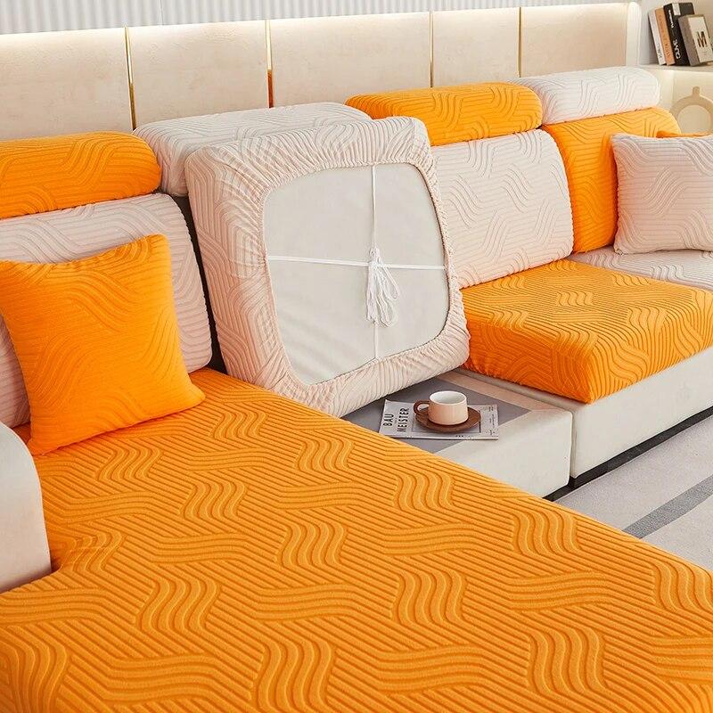 1 шт. Жаккардовые Толстые Плюшевые Чехлы на Сиденья Дивана для Гостиной, Наволочка на Подушку Дивана, Чехлы на Диван, Угловой Защитный Чехол на Диван