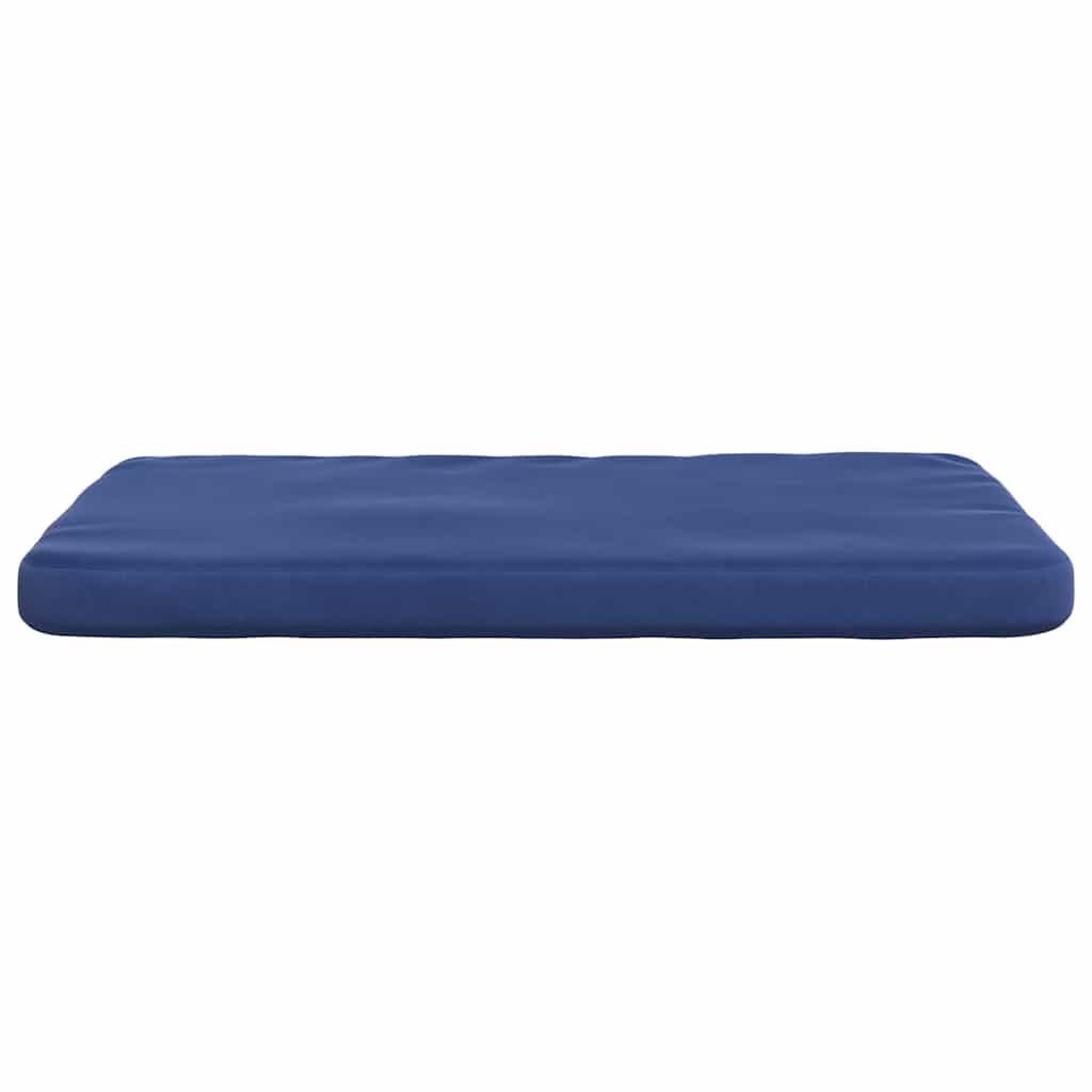Seat Cushion Set 4 pcs Police Blue 40 x 40 x 3 cm Velvet