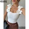 Women's Fashion Casual Summer Spring Solid Color Print Sleeveless U-Neck Blouses & Shirts