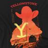 Футболка с силуэтом заката от Yellowstone Mens Wear the Brand