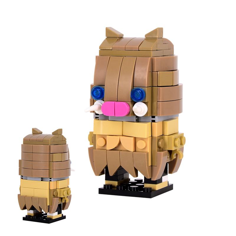 Набор MOC Кирпичи Мультфильм Фильм BrickHeadsed Модель DIY Фигурки Действия Сцена Строительные Блоки Игрушки Для Детей Подарок