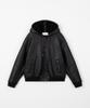 THEENDQUESTION Hooded Shearling Jumper / Black