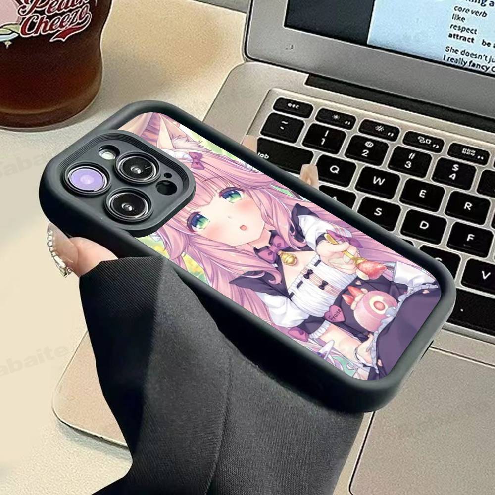 Чехол для телефона Chocola Nekopara для iPhone 17 16 15 14 13 12 11 Pro Max Plus