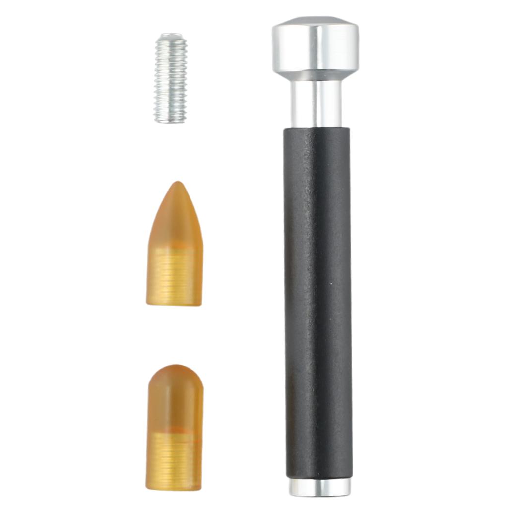 Инструменты для ремонта вмятин на сменной головке, алюминиевый черный корпус, удаление вмятин без покраски, практичный