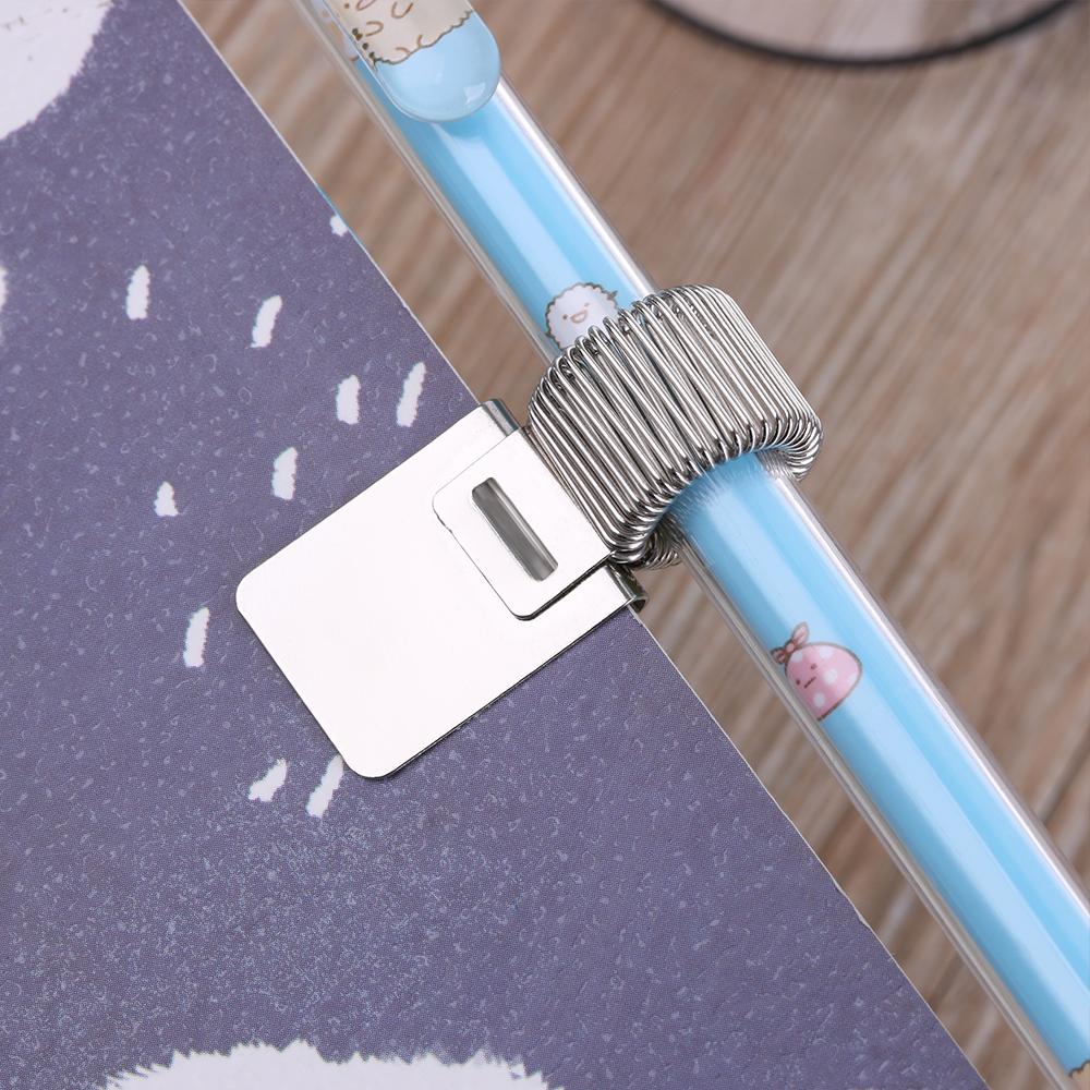 1 шт., держатель для ручек с одним/двумя/тройными отверстиями, портативные металлические зажимы для ручек, эластичная петля для ручек, аксессуары для ноутбуков, офисные принадлежности