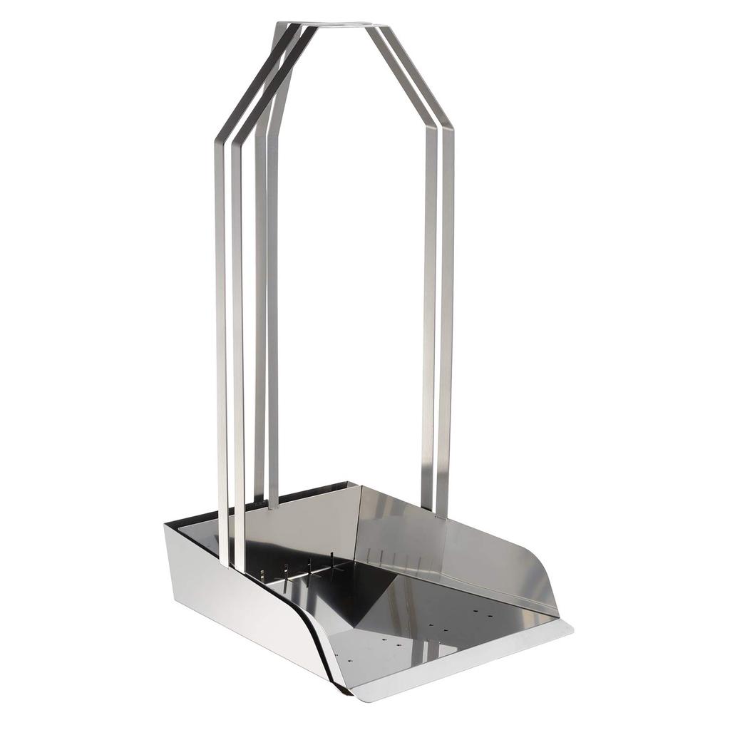 Совок для мусора Mt-torimatsu из нержавеющей стали, трехручный, с отверстиями