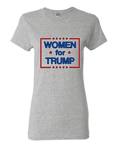 Ladies Women For Trump President USA Support Political DT T-Shirt Tee Unisex T-Shirt