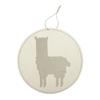Lama Embroidery Suspension In Wood 22cm
