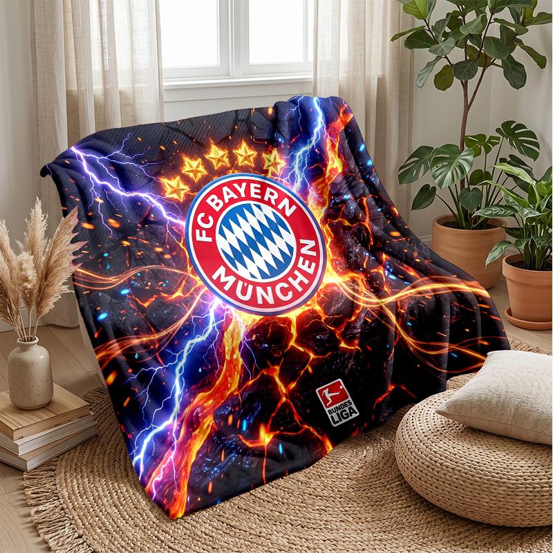 Bayern Munich Theme blanket Soft Flannel Blanket Plush Throw Blanket Cozy Sofa Bed Blanket for Home Decor