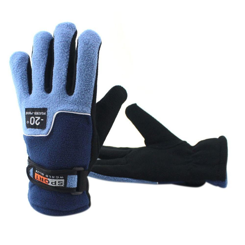 Утолщенные Осенние Зимние Перчатки Ветрозащитные Теплые Варежки Новые Для Езды Велосипеда Катания на Лыжах Перчатки На Открытом Воздухе