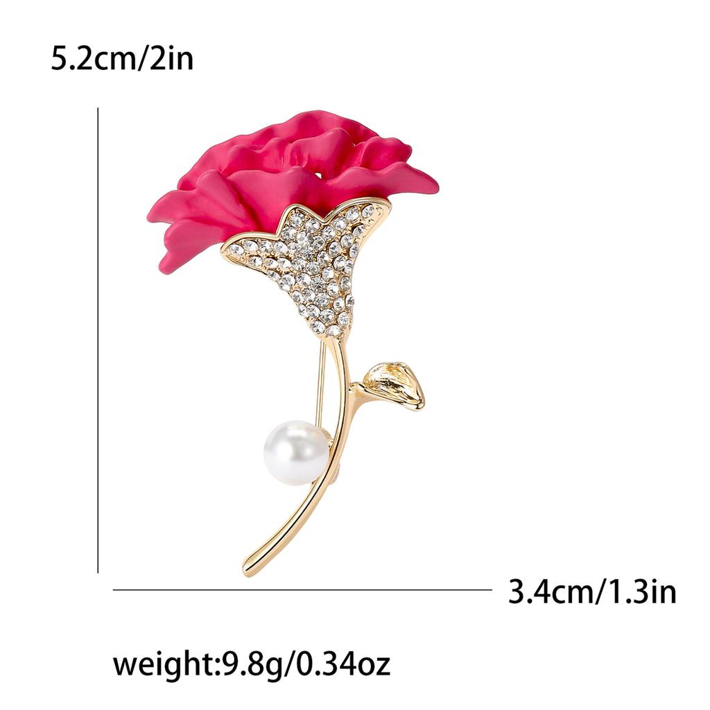 Корейская мода свежая жемчужина гвоздика брошь High Sense Niche Plant Pin женская одежда аксессуары корсаж