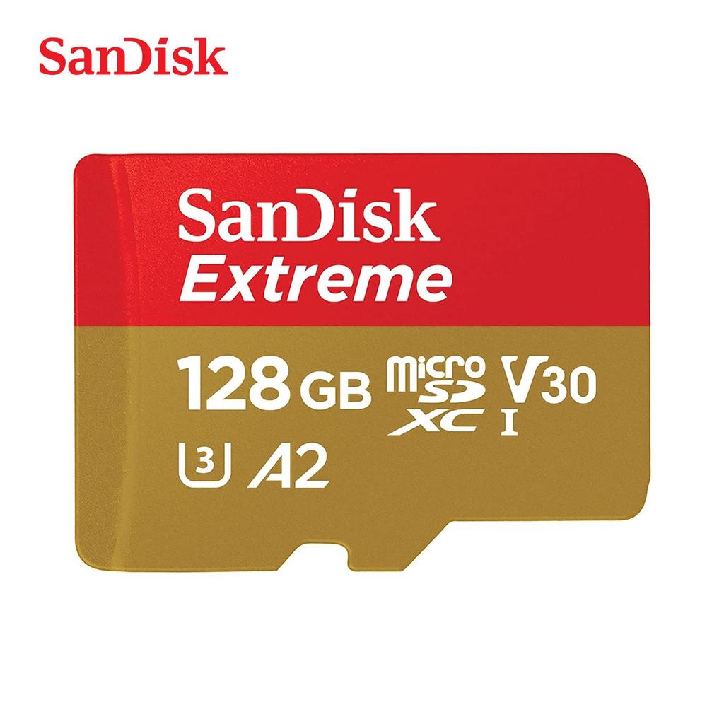 SanDisk Карта памяти Extreme Micro SD 128 ГБ 256 ГБ microSD TF карты памяти U3 4K V30 A2 Class 10 UHS-1 флэш-карта 32 ГБ 64 ГБ 512 ГБ для камеры телефона GoPro