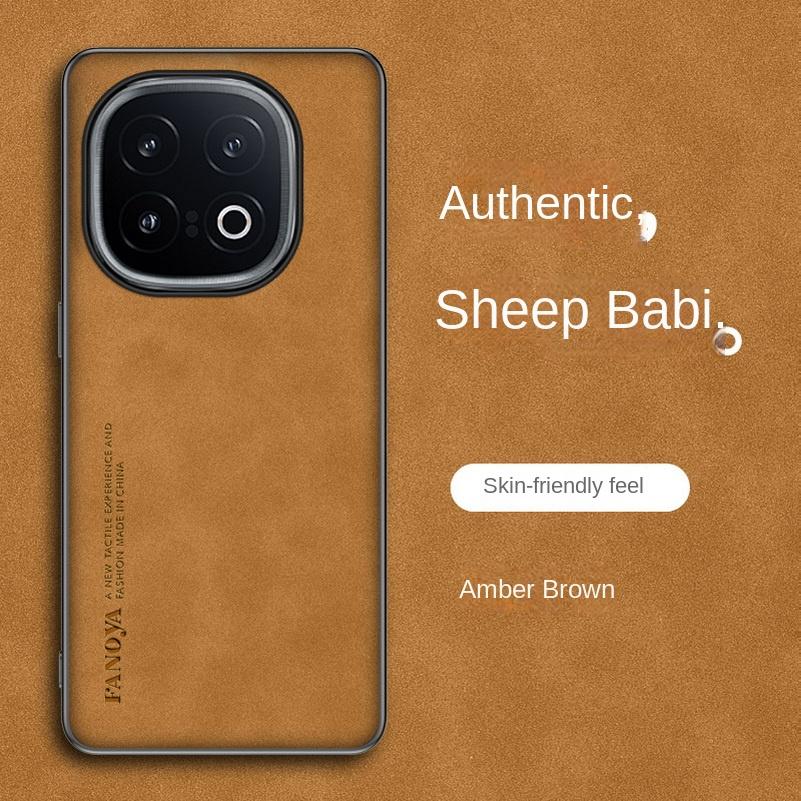 Простой кожаный удобный замшевый чехол для VIVO IQOO 13 12 Pro 11 Pro IQOO Z9X Z9 Turbo Z8 Z8X IQOO Neo 9 8 Защитная крышка для камеры