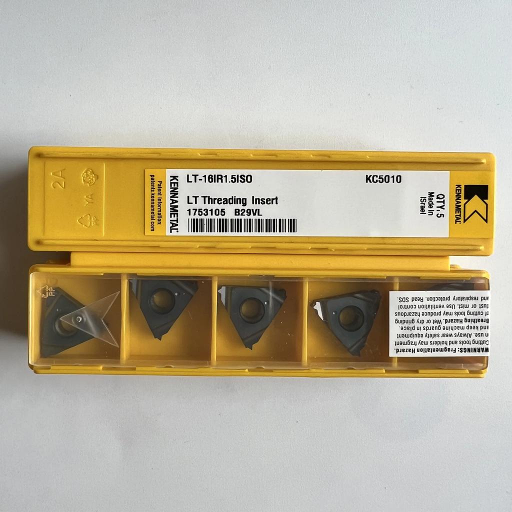 KENNAMETEL / LT-16IR1.5ISO KC5025 / Original Carbide Blade 10 Pcs