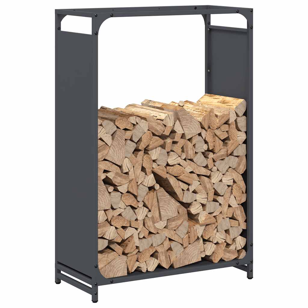Firewood Rack Anthracite 60 x 28 x 90 cm Cold Rolled Steel