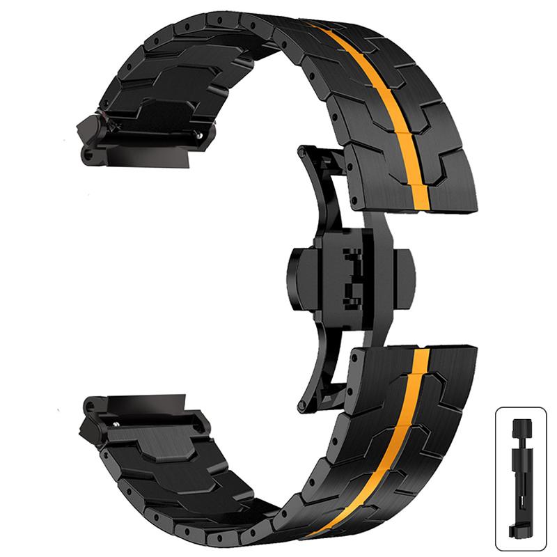 Роскошный ремешок из нержавеющей стали для часов Amazfit T-rex 3/2 Trex Pro Металлический ремешок Correa Для Huami Amazfti TRex Аксессуары для ремешка