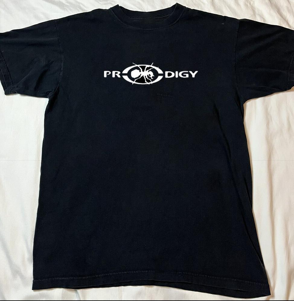 Черная хлопковая футболка с логотипом The Prodigy Полный размер S-5XL унисекс HD715 Унисекс футболка