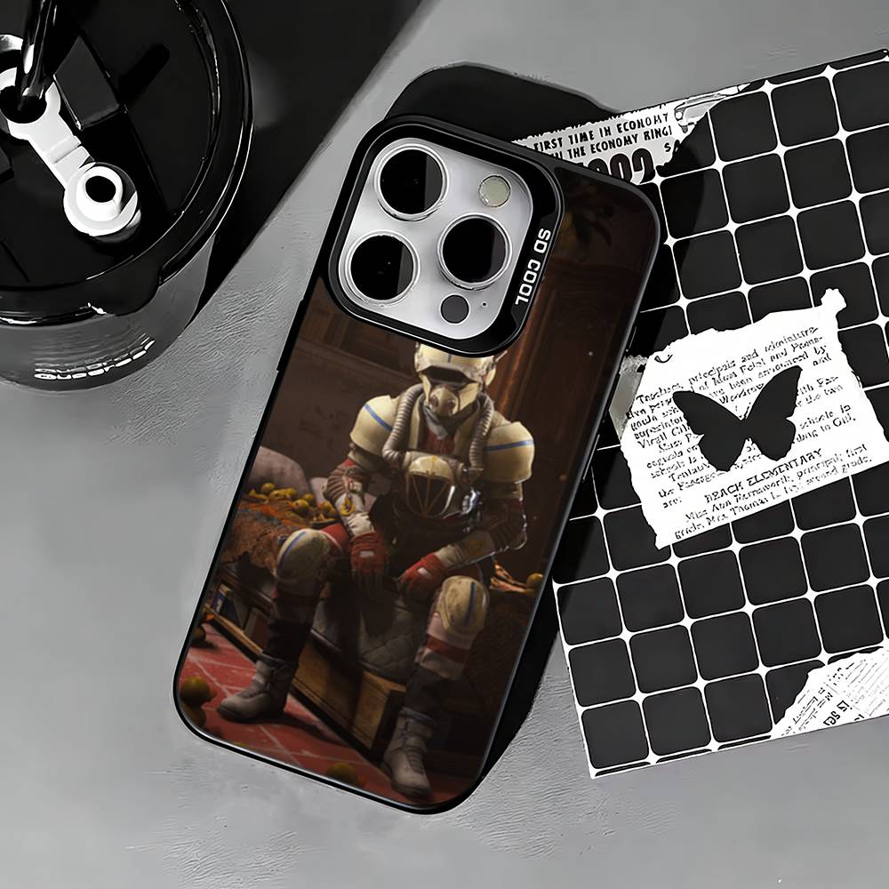 HOT GAME A-ARC Raiders Phone Case For iPhone 17,16,15,14,13,12,11 Plus,Pro Max,XS,Colored silver phone case