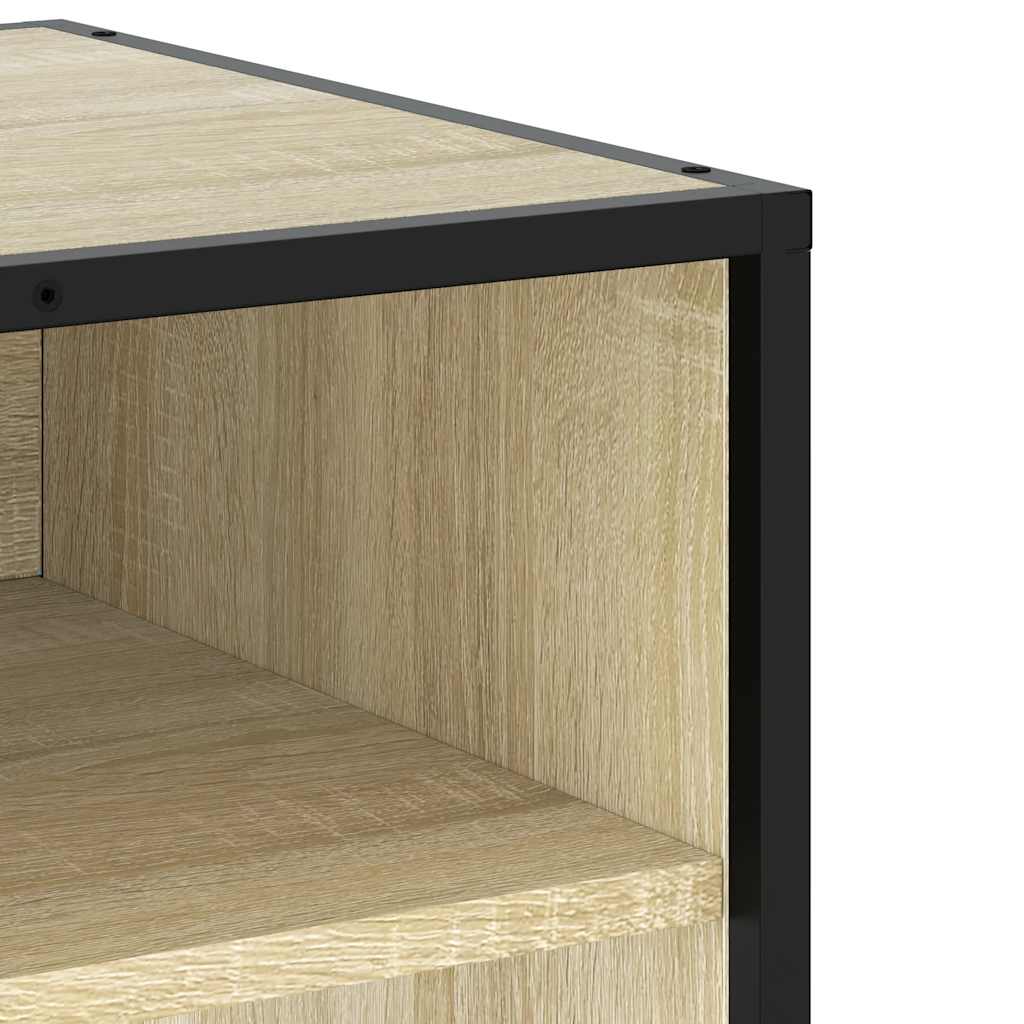 TV Stand in Sonoma Oak Finish 180 x 40 x 46 cm Engineered Wood