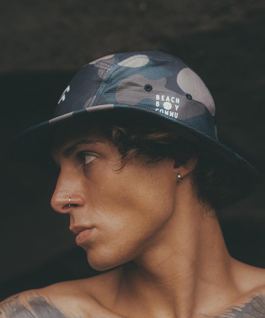 Bichiboikeomyu Шляпа для серфинга Surf Hat Ich Зеленый камуфляж