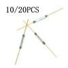 -60℃~+155℃ Reed Switch 100VDC/VAC 14*2mm Gold Foot-green Tube