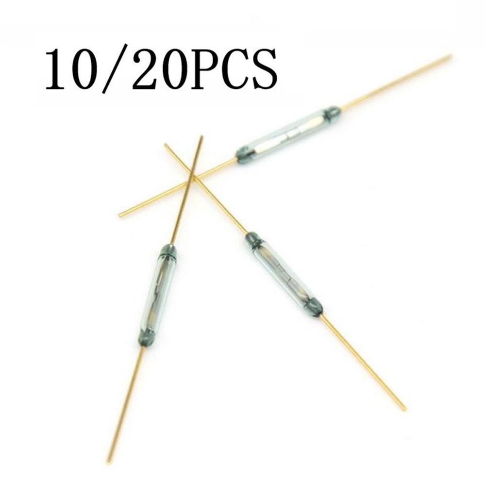 -60℃~+155℃ Reed Switch 100VDC/VAC 14*2mm Gold Foot-green Tube