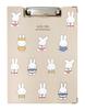 Saint Ladies Miffy Clipboard 70th Anniversary Beige ST-ZMF0058
