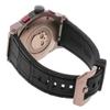 Часы OTTO CHRONO SKULL с черным циферблатом из нержавеющей стали и резины, кварцевые, водонепроницаемые, 10 АТМ, 44 мм, модные часы HW514410 [HYDROGEN] для мужчин