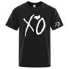 XO The Weeknd Унисекс Футболка Американский Унисекс винтажная Стиранная Универсальная мужская Топ Для Повседневной Носки уличная футболка