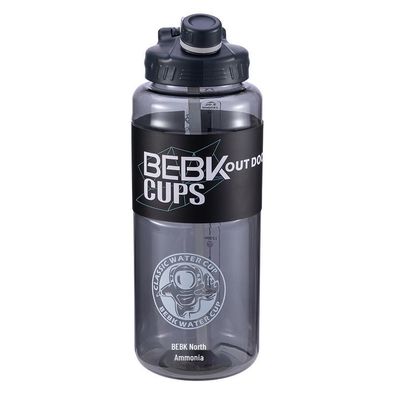 Портативная спортивная бутылка для воды 3 л с соломинкой для мужчин - Фитнес-чайник большой емкости