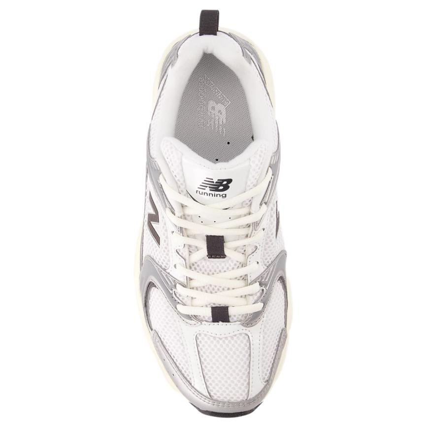 New Balance 530 Серебристый Металлик Черный Цемент Унисекс Кроссовки U530ESA