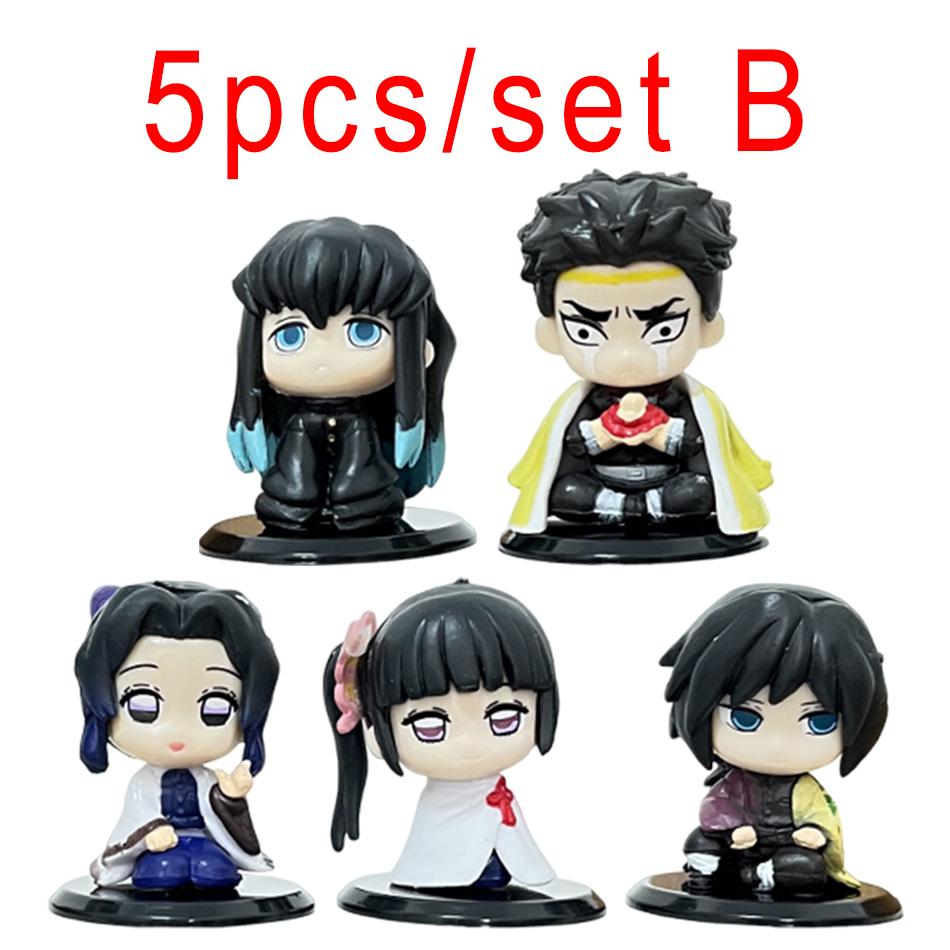 Movie Demon Slayer Anime Handmade Stove Door Charcoal Jiro You Bean Character Handmade PVC Model Desktop Ornament Birthday Gift