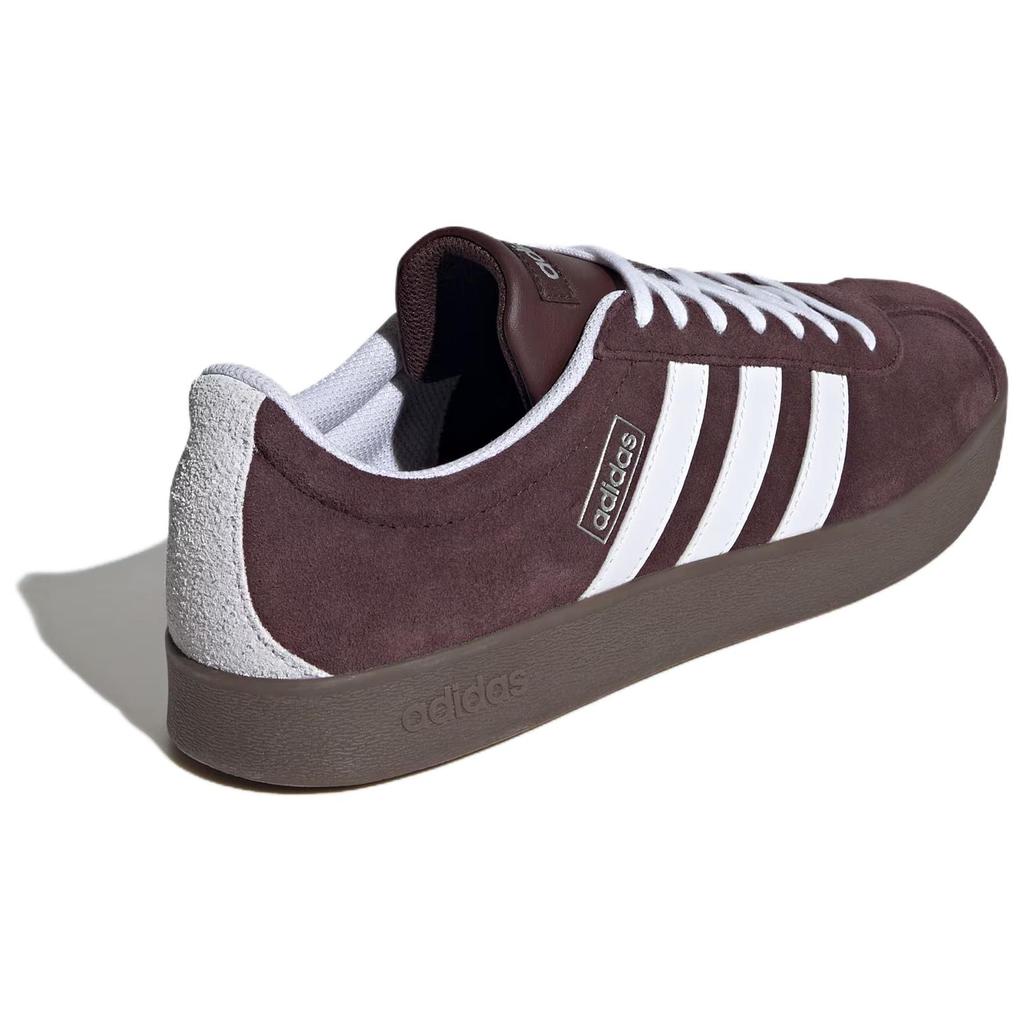 Adidas VL Court 2.0 Shadow Brown Unisex Sneakers Cloud-White Gum JR8318