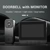 2.4G Wireless Smart Video Doorbell Two-way Intercom 4.3-inch Screen Wifi Doorbell Security System Infrared Night Vision Video Door Bell