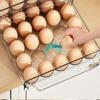 Transparent Double-Layer Egg Storage Box for Refrigerator