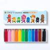 Kurepitsu Crayon Drawing Get Your Hands Easy To Made In Sleeve 12 Colors Set, Educational, Baby, Doesn't Dirty, Doesn't Break, Hold, Japan, Box,