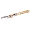 Leather Craft Cutter Durable Brass Adjustable Spacing Positioning Portable Hobby Knife for DIY