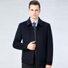 Double-sided Cashmere Coat Men's Short Winter Thickened Woolen Middle-aged Dad Woolen Jacket