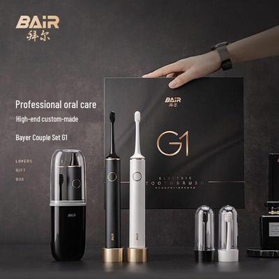 Bayer G1 Профессиональная звуковая электрическая зубная щетка Подарочный набор для пары Вилка CN (адаптер в комплекте)