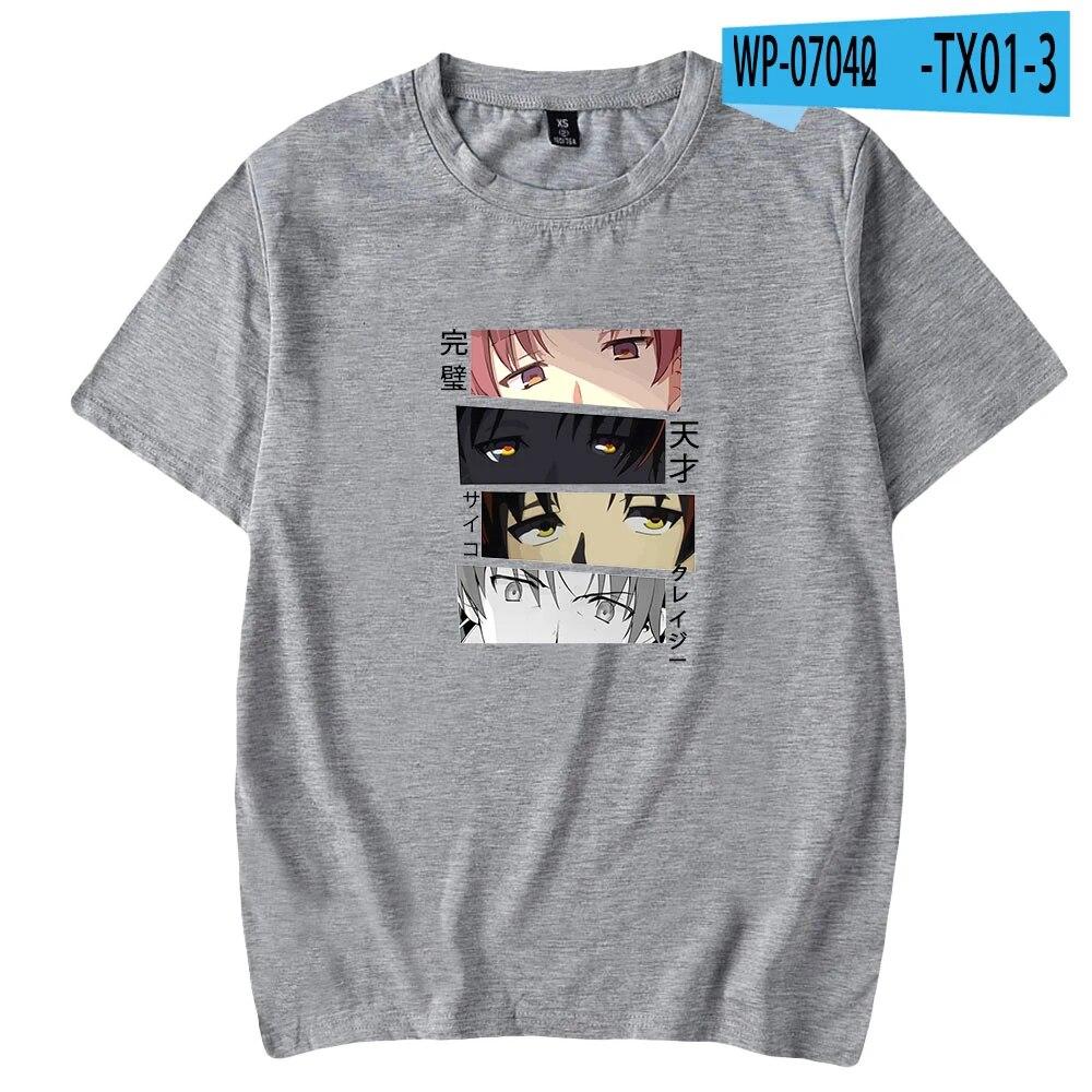 Класс элитной модной футболки, женские летние футболки унисекс с короткими рукавами, повседневные уличные футболки в стиле аниме, футболки унисекс