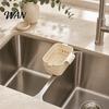 Water Drainage Sink Basket Kitchen Drain Basket, Corner Food Scrap Collector, Waste Durable Easy-Clean Utility for Fruits Vegetables Trap
