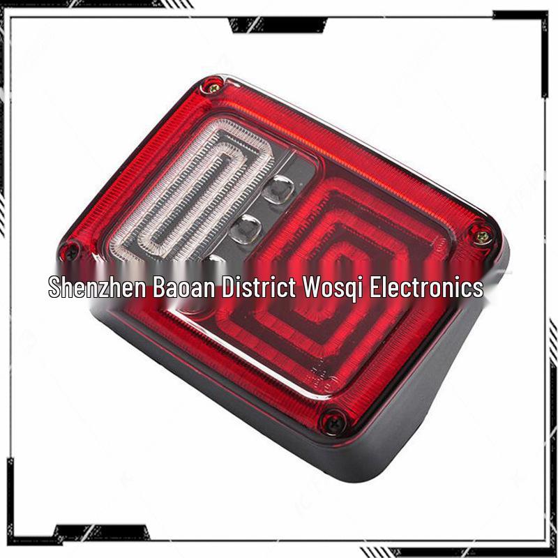 LED Headlights & Piranha Taillights for Jeep Wrangler - Car Light Modification