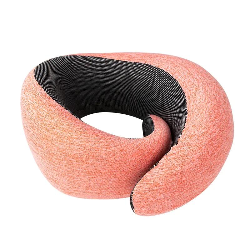 Подушка для шеи U-образной формы из пены с эффектом памяти Snail Travel Neck Pillows Portable Stern Vertebra Airplanes Noon Break Pillow Relax