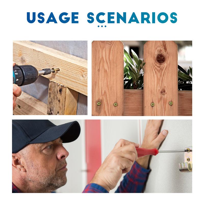 100pcs/lot M3 M3.5 M4 M5 M6 Zinc Coated Cross Recessed Countersunk fibreboard Chipboard Flat Head Self Tapping Wood Screw