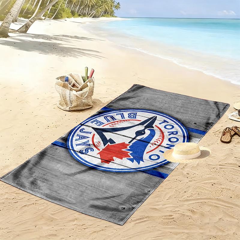 Toronto Blue Jays2 Print Beach Towel, Large Soft Quick Dry Towel for Beach Camping Swimming