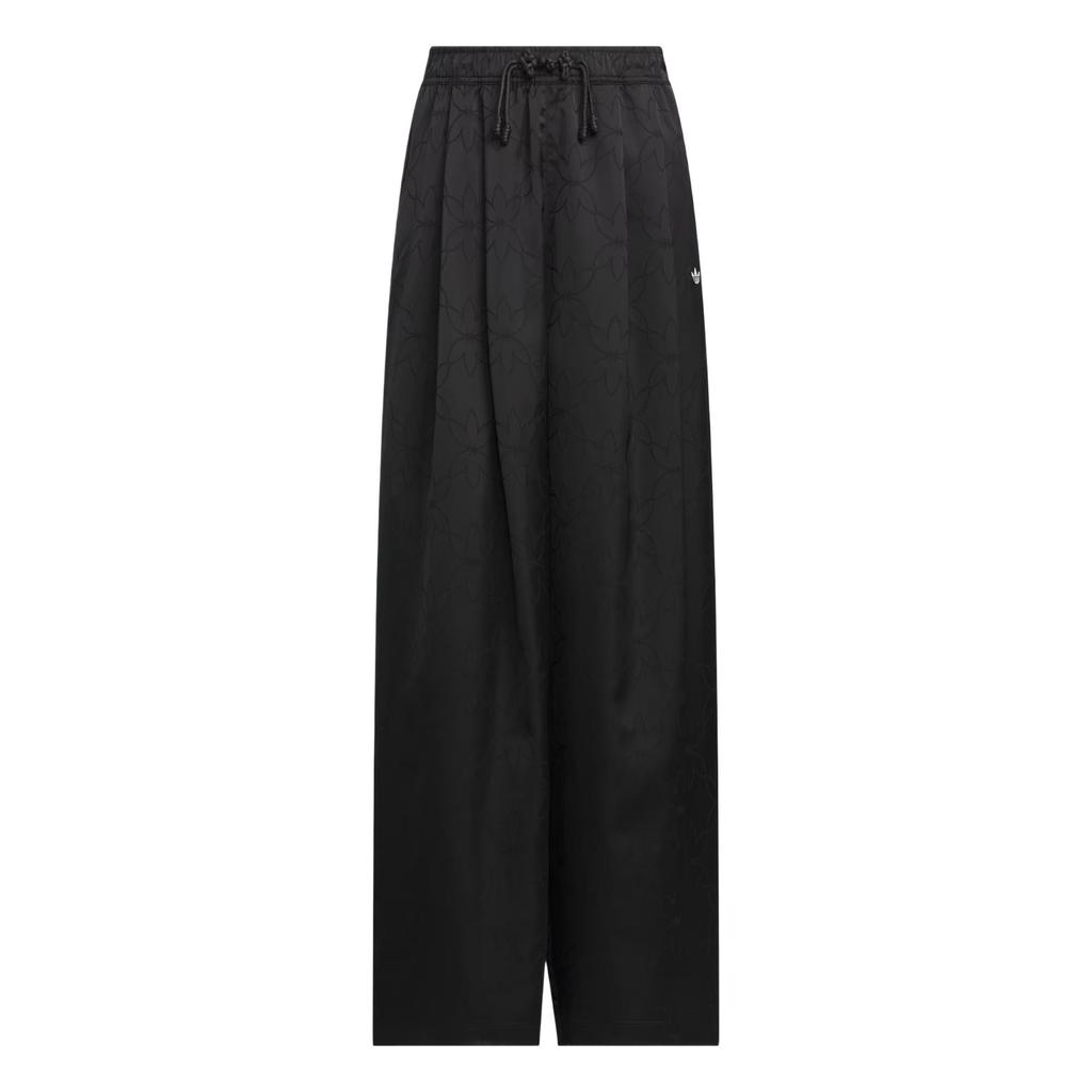 Adidas Originals Comfortable Soft Skin-Friendly Fashion Sports Long Pants Women Bottoms Black KB6406